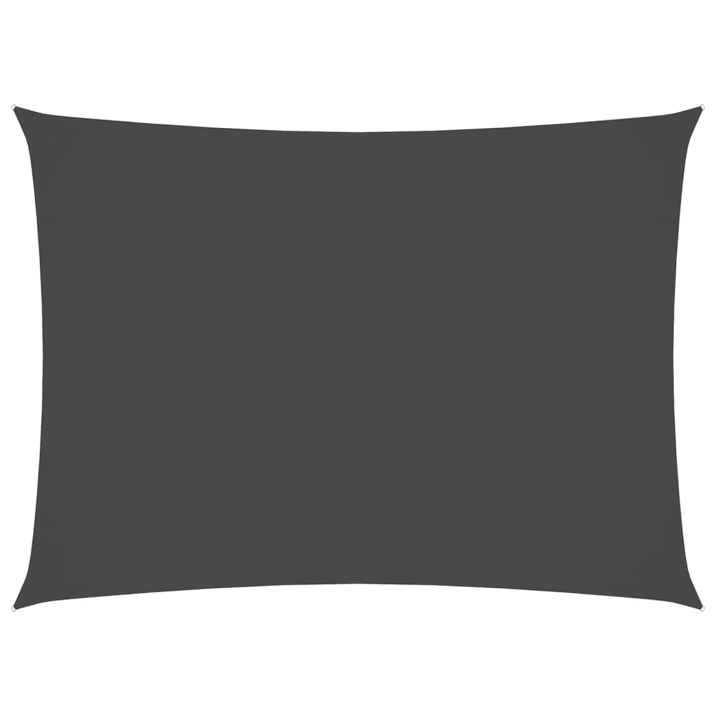 vidaXL Πανί Σκίασης Ορθογώνιο Ανθρακί 3 x 5 μ. από Ύφασμα Oxford