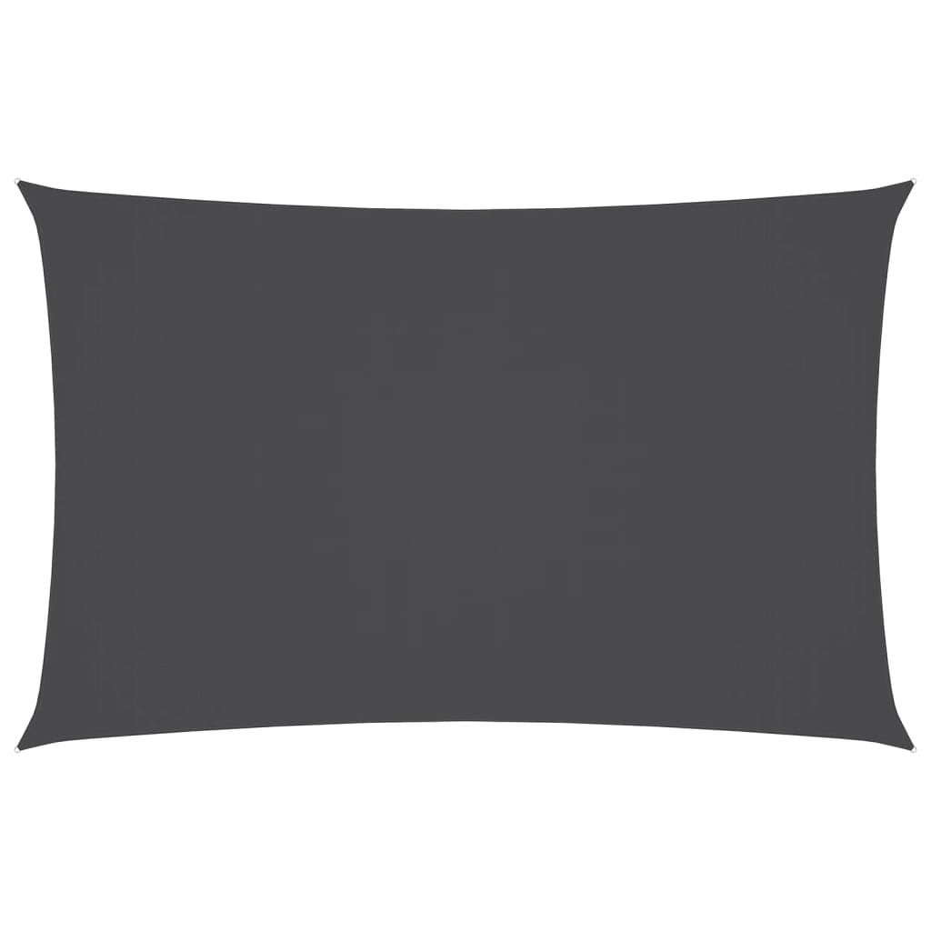 vidaXL Πανί Σκίασης Ορθογώνιο Ανθρακί 5 x 8 μ. από Ύφασμα Oxford