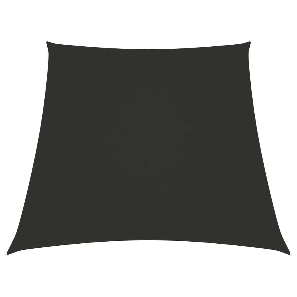 vidaXL Πανί Σκίασης Τρίγωνο Ανθρακί 2/4 x 3 μ. από Ύφασμα Oxford