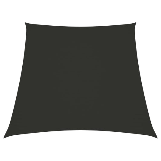 vidaXL Πανί Σκίασης Τρίγωνο Ανθρακί 2/4 x 3 μ. από Ύφασμα Oxford