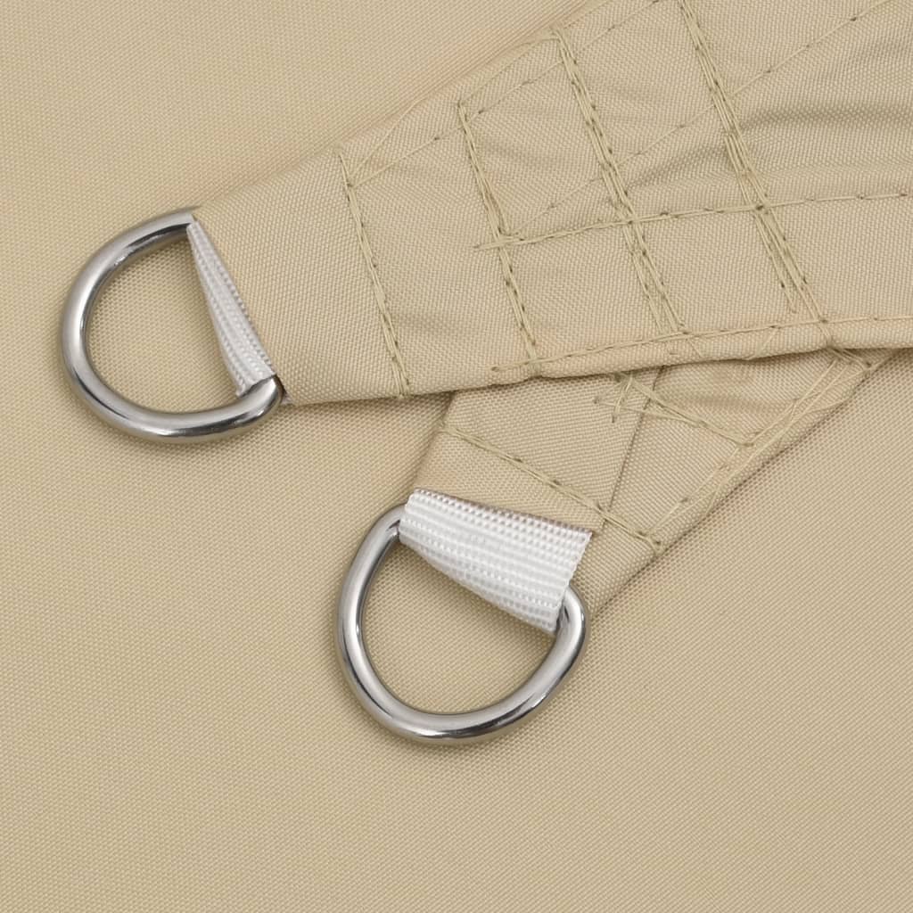 vidaXL Πανί Σκίασης Τρίγωνο Μπεζ 4 x 4 x 5,8 μ. από Ύφασμα Oxford