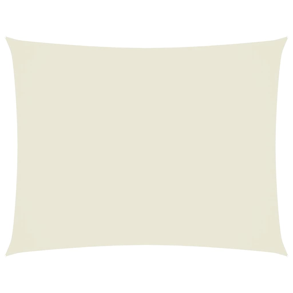 vidaXL Πανί Σκίασης Ορθογώνιο Κρεμ 2,5 x 3,5 μ. από Ύφασμα Oxford