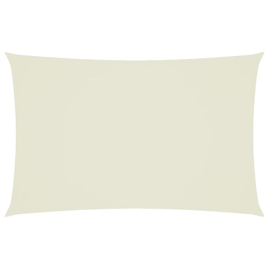 vidaXL Πανί Σκίασης Ορθογώνιο Κρεμ 2,5 x 5 μ. από Ύφασμα Oxford