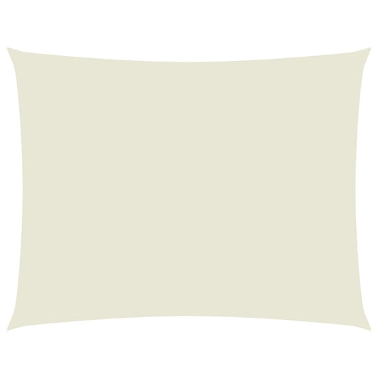 vidaXL Πανί Σκίασης Ορθογώνιο Κρεμ 3,5 x 4,5 μ. από Ύφασμα Oxford