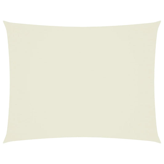 vidaXL Πανί Σκίασης Ορθογώνιο Κρεμ 3,5 x 5 μ. από Ύφασμα Oxford