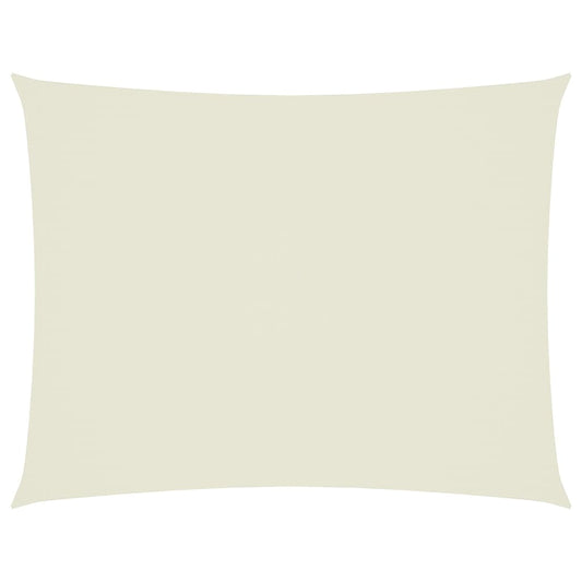 vidaXL Πανί Σκίασης Ορθογώνιο Κρεμ 6 x 8 μ. από Ύφασμα Oxford