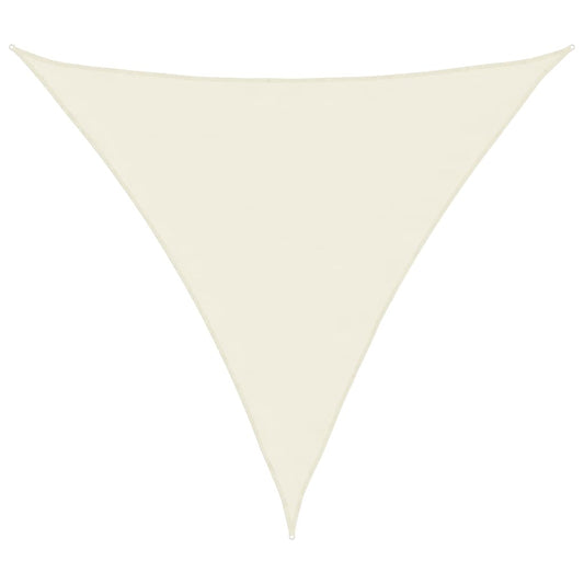 vidaXL Πανί Σκίασης Τρίγωνο Κρεμ 4,5 x 4,5 x 4,5 μ. από Ύφασμα Oxford