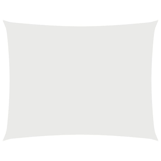 vidaXL Πανί Σκίασης Ορθογώνιο Λευκό 2 x 3,5 μ. από Ύφασμα Oxford