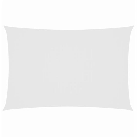 vidaXL Πανί Σκίασης Ορθογώνιο Λευκό 2 x 5 μ. από Ύφασμα Oxford