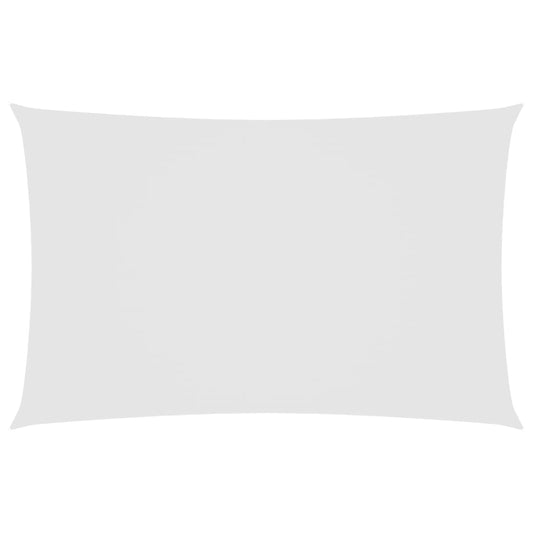 vidaXL Πανί Σκίασης Ορθογώνιο Λευκό 2,5 x 5 μ. από Ύφασμα Oxford
