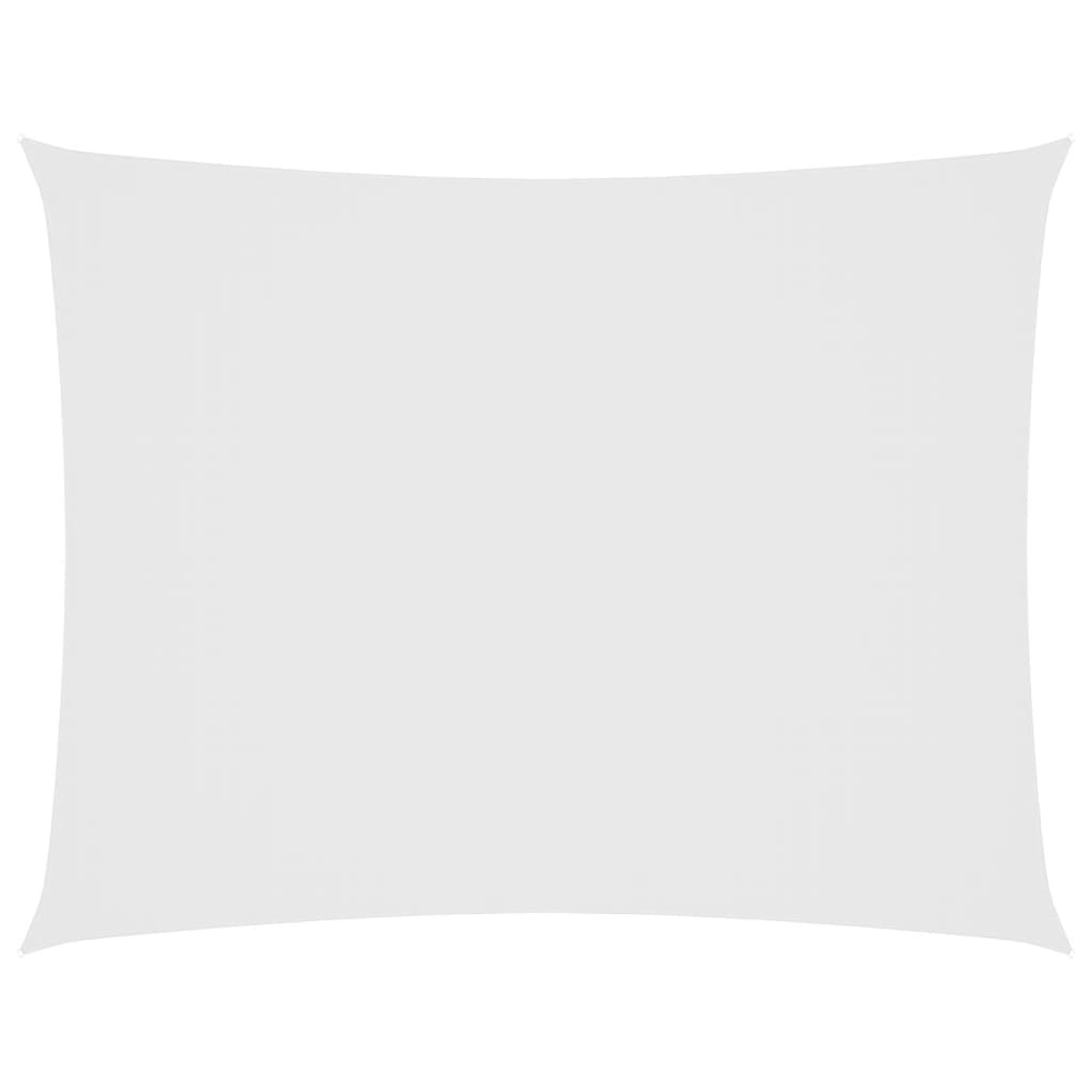 vidaXL Πανί Σκίασης Ορθογώνιο Λευκό 3 x 4 μ. από Ύφασμα Oxford