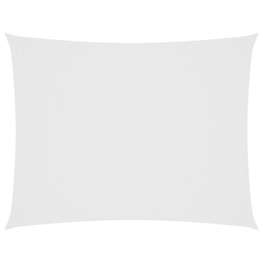 vidaXL Πανί Σκίασης Ορθογώνιο Λευκό 3 x 4 μ. από Ύφασμα Oxford