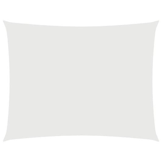 vidaXL Πανί Σκίασης Ορθογώνιο Λευκό 3 x 6 μ. από Ύφασμα Oxford