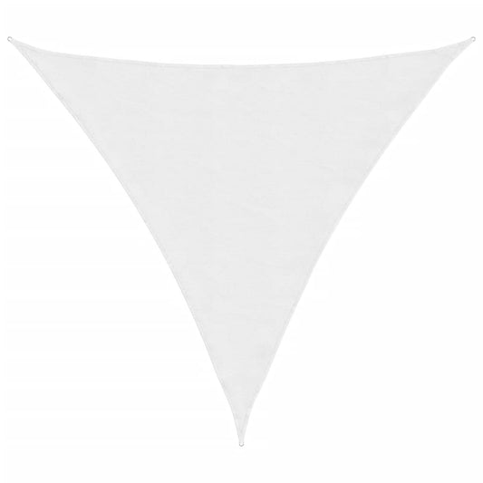 vidaXL Πανί Σκίασης Τρίγωνο Λευκό 3,6 x 3,6 x 3,6 μ. Ύφασμα Oxford