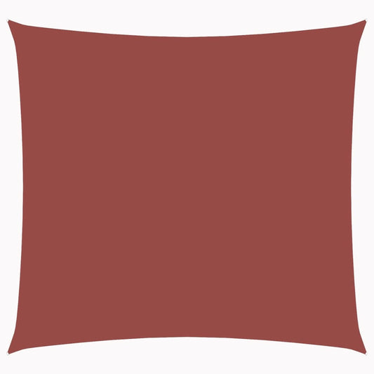 vidaXL Πανί Σκίασης Τετράγωνο Τερακότα 4 x 4 μ. από Ύφασμα Oxford