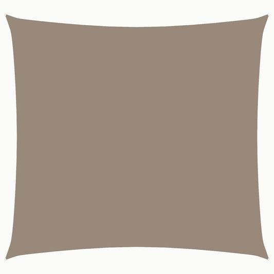 vidaXL Πανί Σκίασης Τετράγωνο Taupe 3,6 x 3,6 μ. από Ύφασμα Oxford