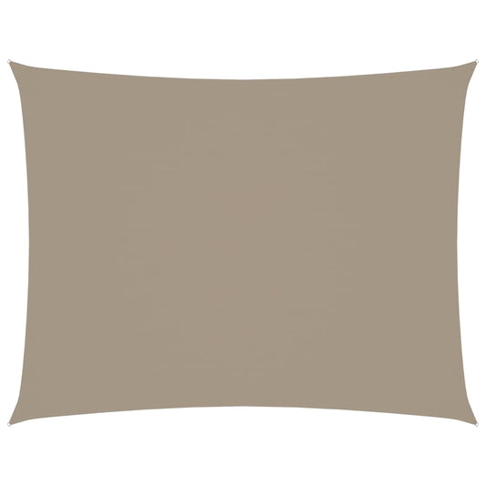 vidaXL Πανί Σκίασης Ορθογώνιο Taupe 2,5 x 3,5 μ. από Ύφασμα Oxford