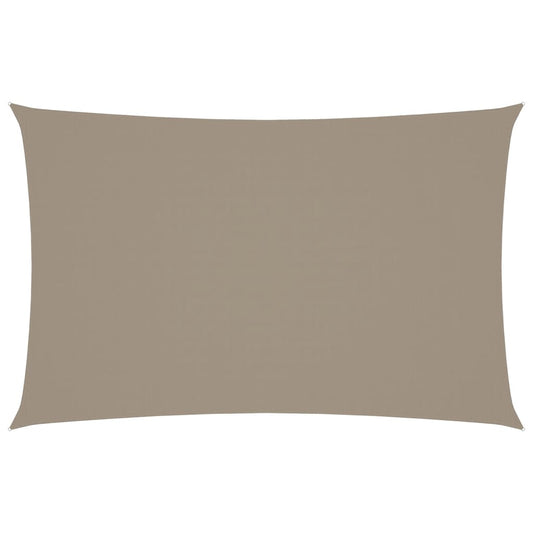 vidaXL Πανί Σκίασης Ορθογώνιο Taupe 2,5 x 5 μ. από Ύφασμα Oxford