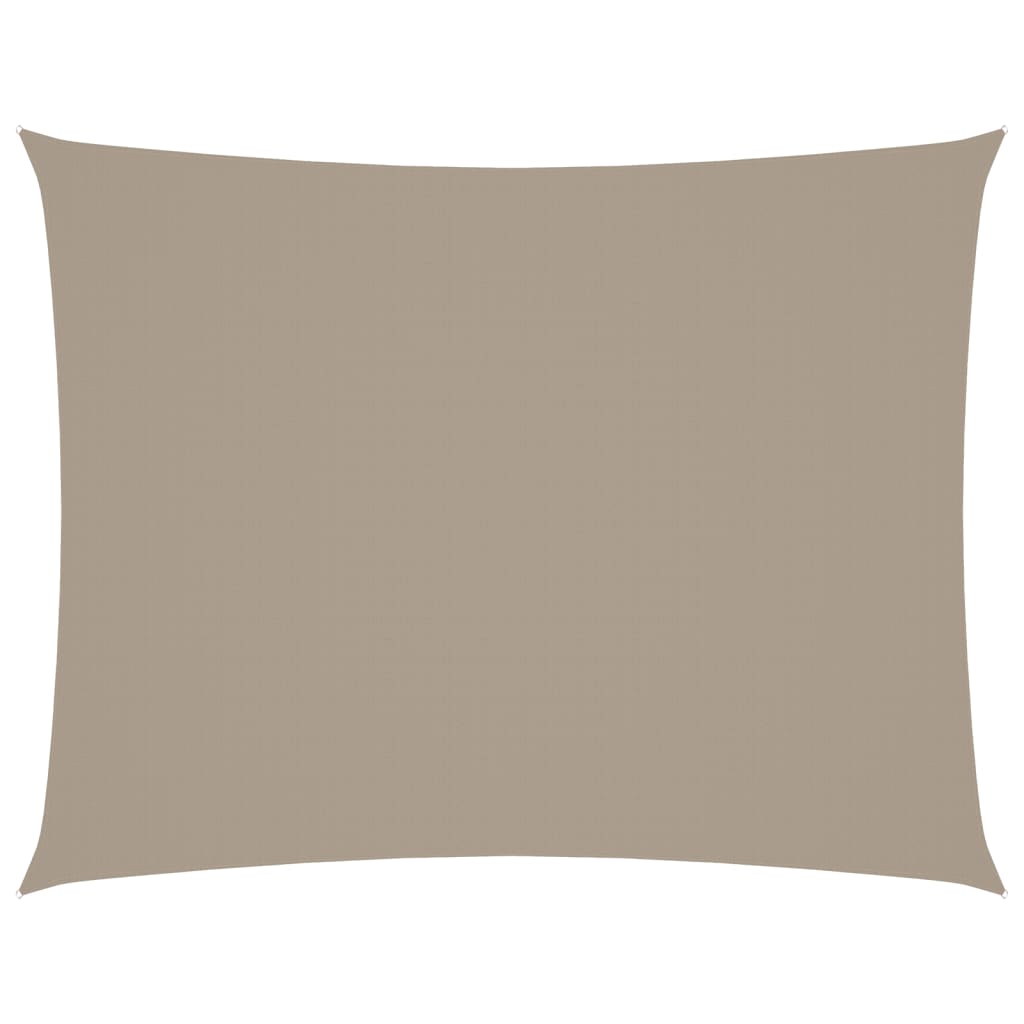 vidaXL Πανί Σκίασης Ορθογώνιο Taupe 3 x 4,5 μ. από Ύφασμα Oxford