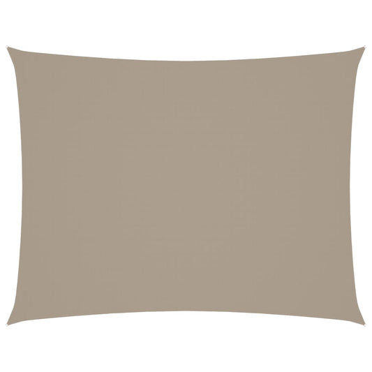 vidaXL Πανί Σκίασης Ορθογώνιο Taupe 3 x 4,5 μ. από Ύφασμα Oxford