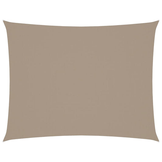 vidaXL Πανί Σκίασης Ορθογώνιο Taupe 4 x 6 μ. από Ύφασμα Oxford