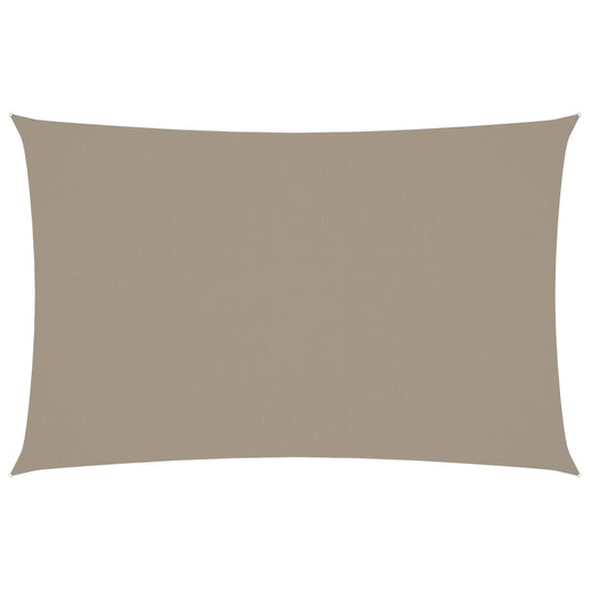 vidaXL Πανί Σκίασης Ορθογώνιο Taupe 4 x 7 μ. από Ύφασμα Oxford