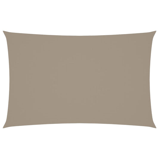 vidaXL Πανί Σκίασης Ορθογώνιο Taupe 5 x 8 μ. από Ύφασμα Oxford