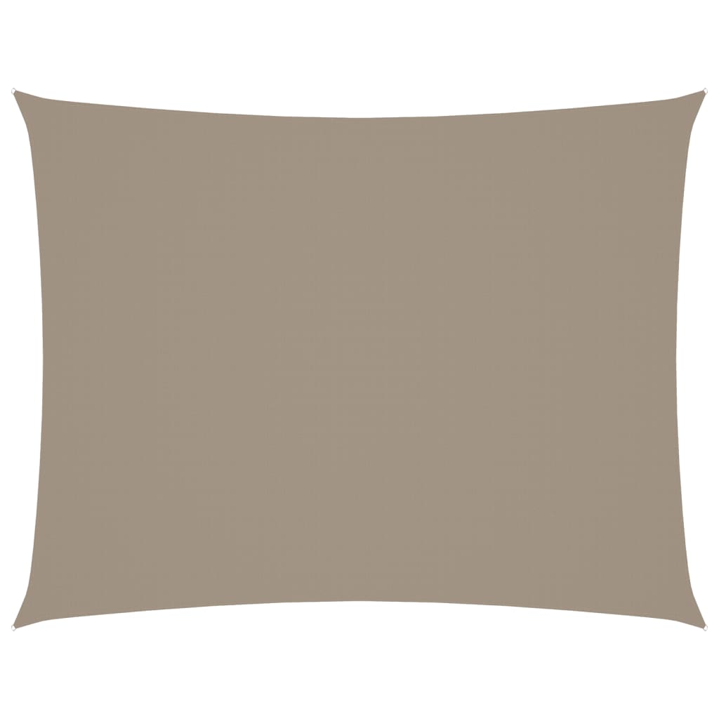 vidaXL Πανί Σκίασης Ορθογώνιο Taupe 6 x 8 μ. από Ύφασμα Oxford