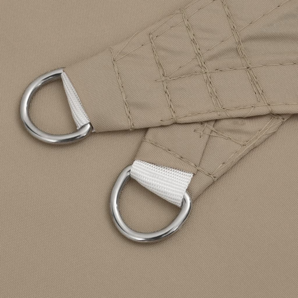 vidaXL Πανί Σκίασης Τρίγωνο Taupe 5 x 5 x 5 μ. από Ύφασμα Oxford