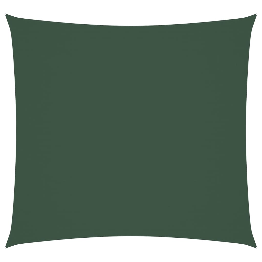 vidaXL Πανί Σκίασης Τετράγωνο Σκούρο Πράσινο 7 x 7 μ από Ύφασμα Oxford