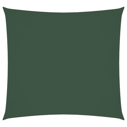 vidaXL Πανί Σκίασης Τετράγωνο Σκούρο Πράσινο 7 x 7 μ από Ύφασμα Oxford