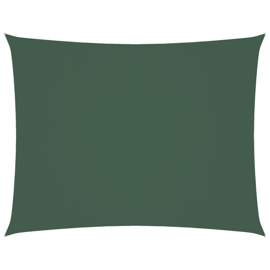 vidaXL Πανί Σκίασης Ορθογώνιο Σκούρο Πράσινο 3 x 4,5 μ. Ύφασμα Oxford