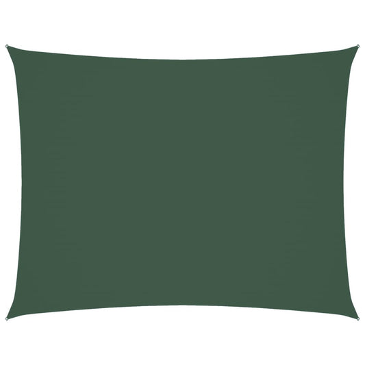vidaXL Πανί Σκίασης Ορθογώνιο Σκούρο Πράσινο 3,5x4,5 μ. Ύφασμα Oxford