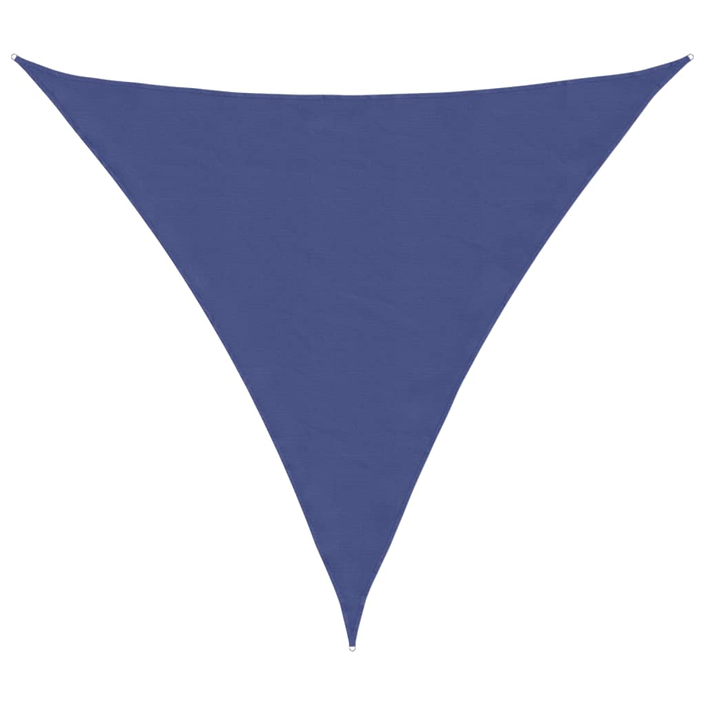 vidaXL Πανί Σκίασης Τρίγωνο Μπλε 3,6 x 3,6 x 3,6 μ. Ύφασμα Oxford