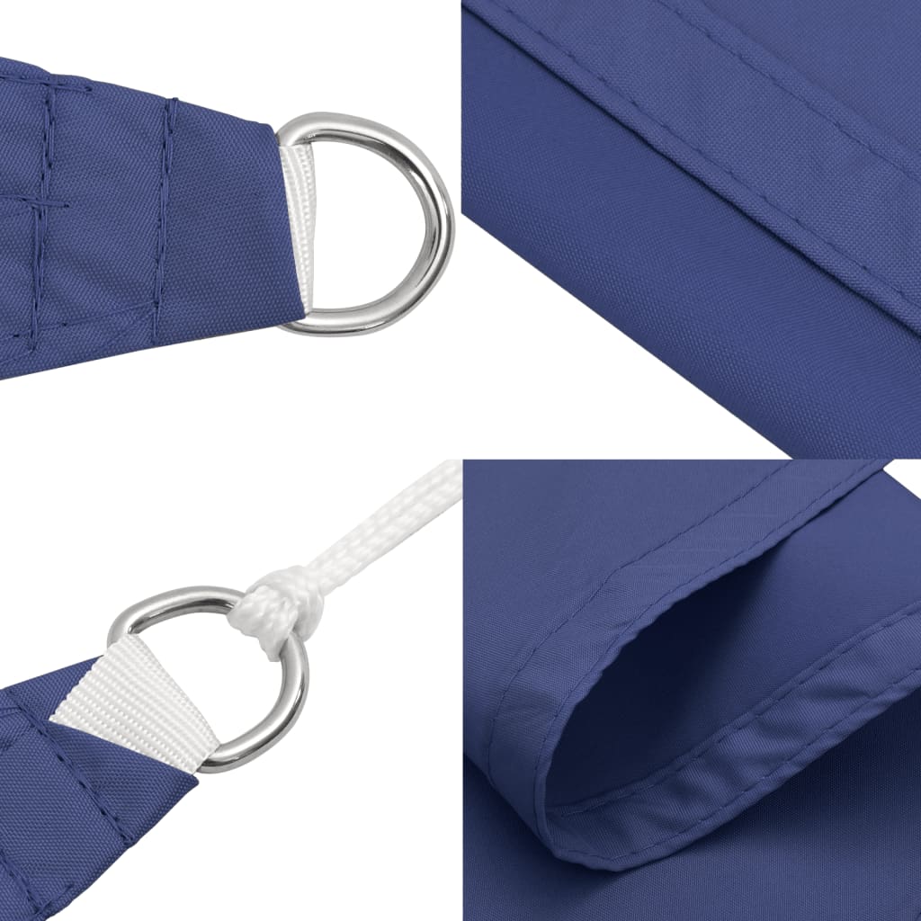 vidaXL Πανί Σκίασης Τρίγωνο Μπλε 5 x 5 x 5 μ. από Ύφασμα Oxford