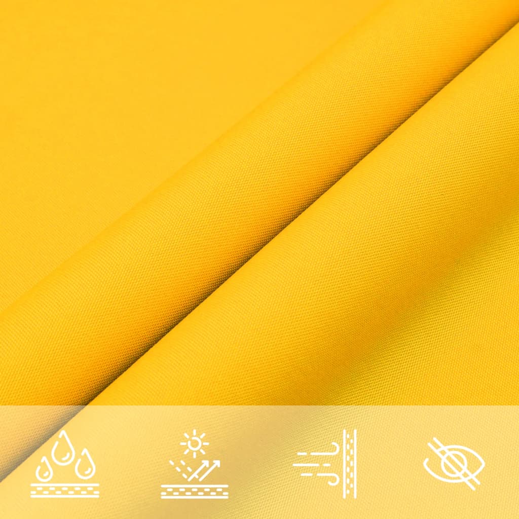 vidaXL Πανί Σκίασης Ορθογώνιο Κίτρινο 3,5 x 5 μ. από Ύφασμα Oxford