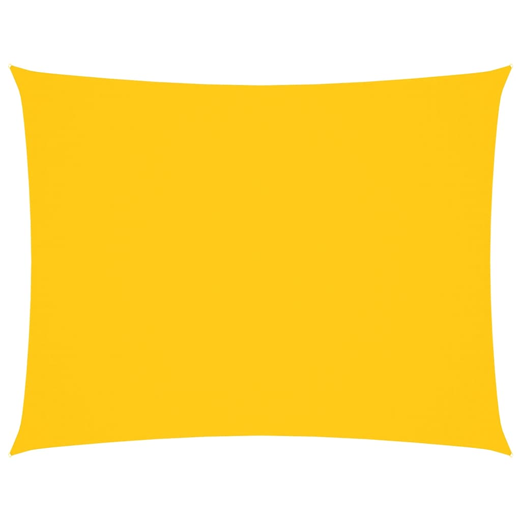 vidaXL Πανί Σκίασης Ορθογώνιο Κίτρινο 5 x 7 μ. από Ύφασμα Oxford