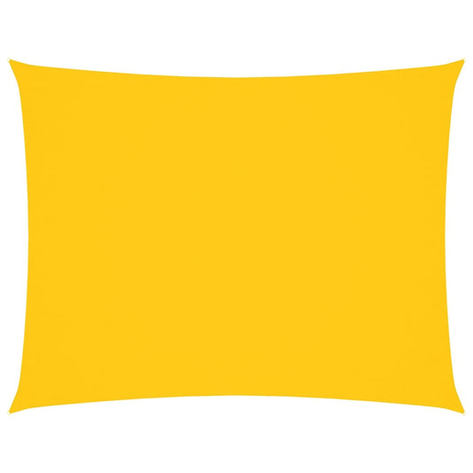 vidaXL Πανί Σκίασης Ορθογώνιο Κίτρινο 5 x 7 μ. από Ύφασμα Oxford