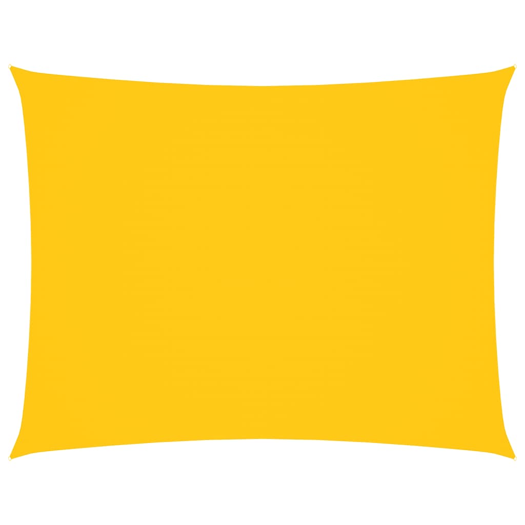 vidaXL Πανί Σκίασης Ορθογώνιο Κίτρινο 6 x 8 μ. από Ύφασμα Oxford