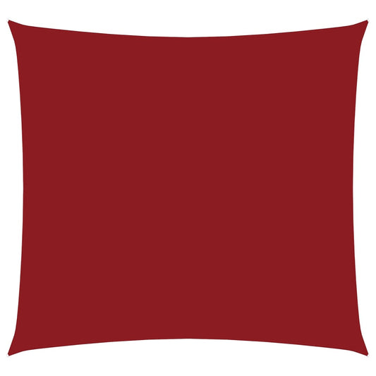 vidaXL Πανί Σκίασης Τετράγωνο Κόκκινο 2,5 x 2,5 μ. από Ύφασμα Oxford