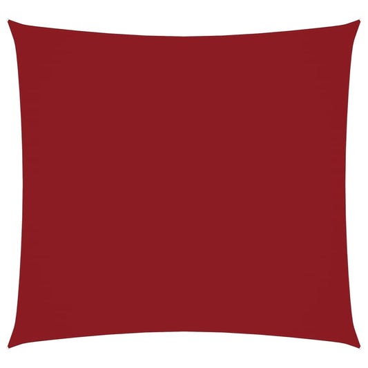 vidaXL Πανί Σκίασης Τετράγωνο Κόκκινο 7 x 7 μ. από Ύφασμα Oxford