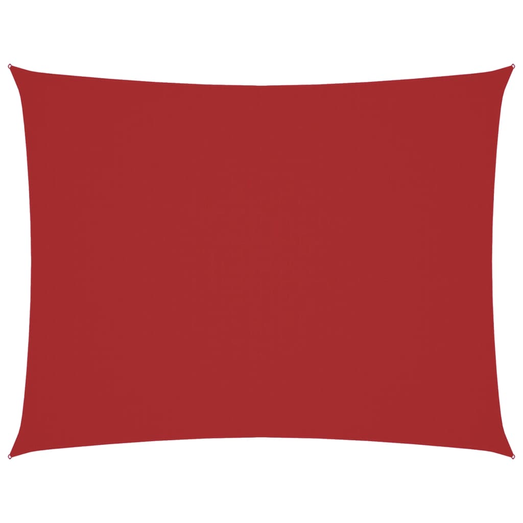 vidaXL Πανί Σκίασης Ορθογώνιο Κόκκινο 2 x 3,5 μ. από Ύφασμα Oxford