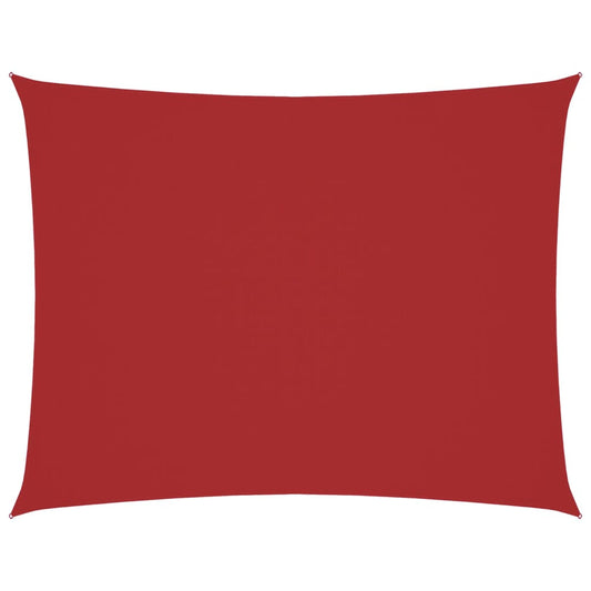 vidaXL Πανί Σκίασης Ορθογώνιο Κόκκινο 2 x 3,5 μ. από Ύφασμα Oxford