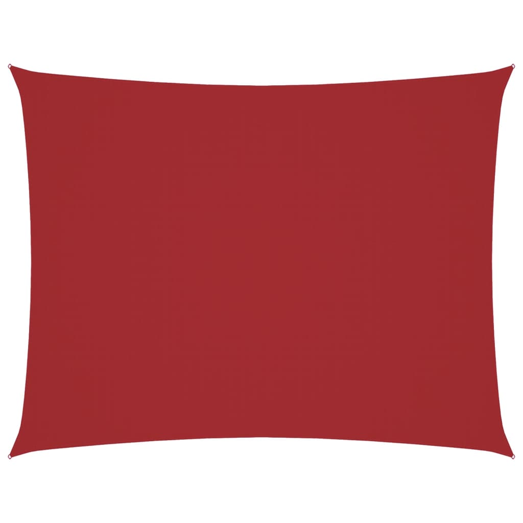 vidaXL Πανί Σκίασης Ορθογώνιο Κόκκινο 2,5 x 3,5 μ. από Ύφασμα Oxford