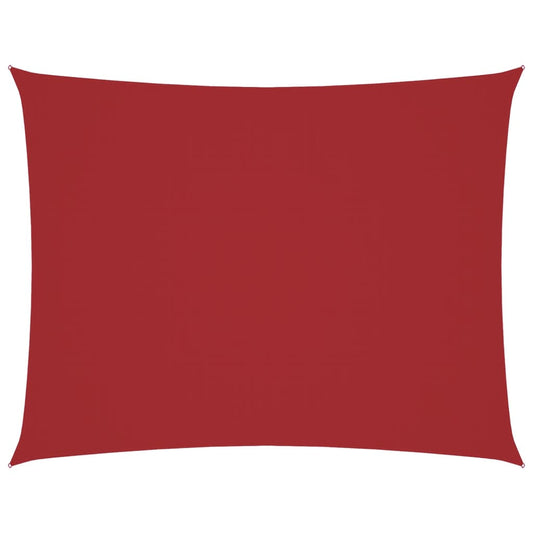 vidaXL Πανί Σκίασης Ορθογώνιο Κόκκινο 2,5 x 3,5 μ. από Ύφασμα Oxford