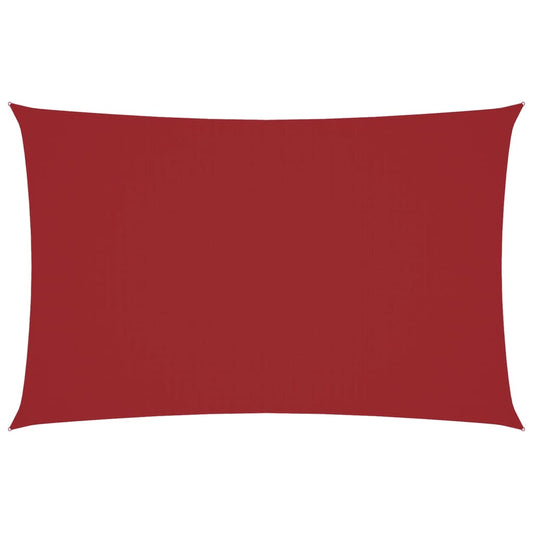 vidaXL Πανί Σκίασης Ορθογώνιο Κόκκινο 2,5 x 5 μ. από Ύφασμα Oxford