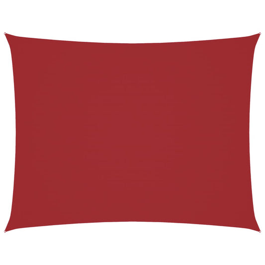 vidaXL Πανί Σκίασης Ορθογώνιο Κόκκινο 3 x 4 μ. από Ύφασμα Oxford