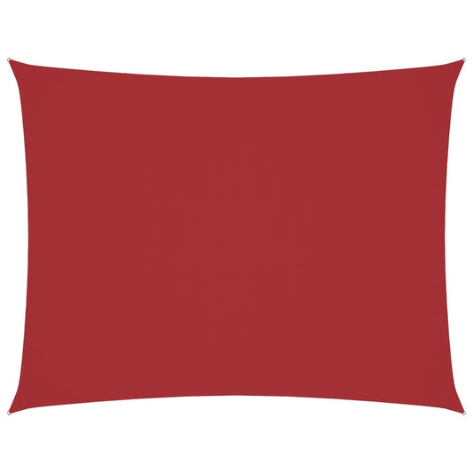 vidaXL Πανί Σκίασης Ορθογώνιο Κόκκινο 3 x 4,5 μ. από Ύφασμα Oxford