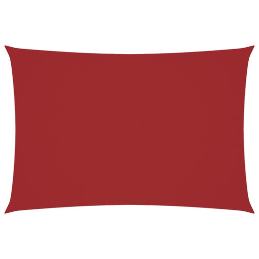 vidaXL Πανί Σκίασης Ορθογώνιο Κόκκινο 3 x 5 μ. από Ύφασμα Oxford