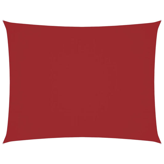 vidaXL Πανί Σκίασης Ορθογώνιο Κόκκινο 4 x 5 μ. από Ύφασμα Oxford